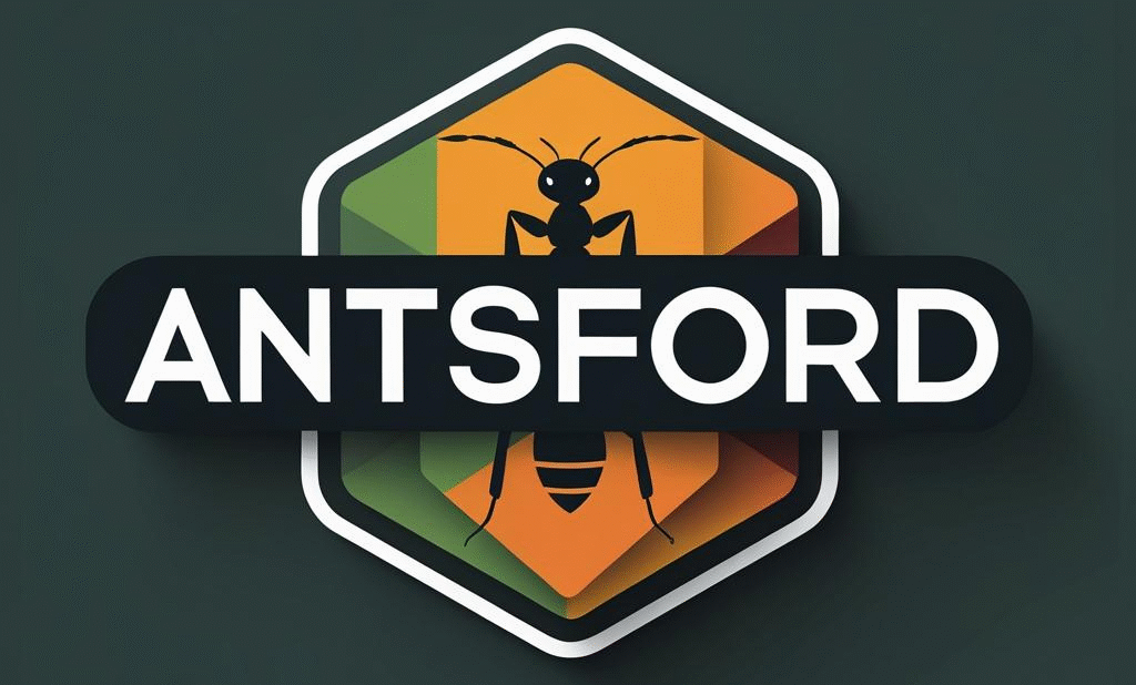 Antsford Logo - Modern Emblem Design